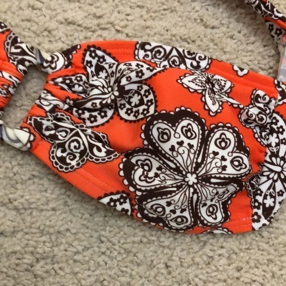 3/$25 Xhilaration Boho Style Bandeau Bikini Top Size M